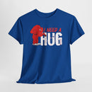 I Need A Hug T-Shirt — Cute Red Character Graphic Tee for Comfort & Gifts