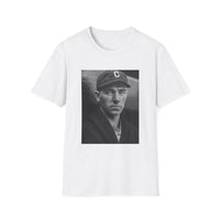 Vintage Baseball Portrait T-Shirt — Early 1900s Cleveland Player Photo