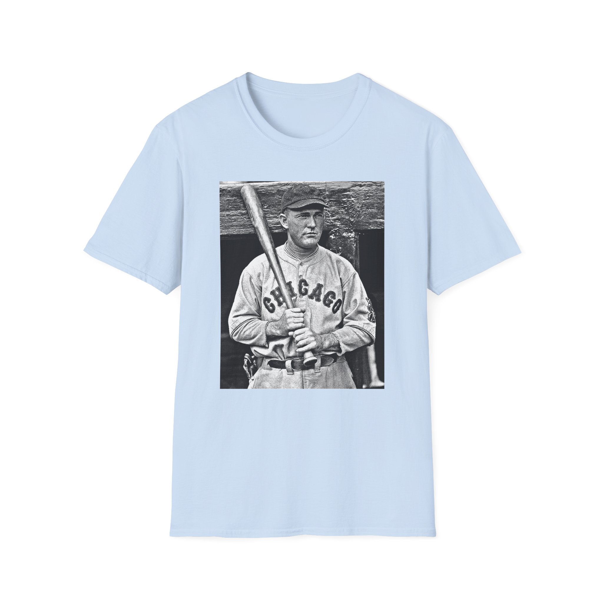 Vintage Cricket Player Photo T-Shirt — Retro Sports Tee