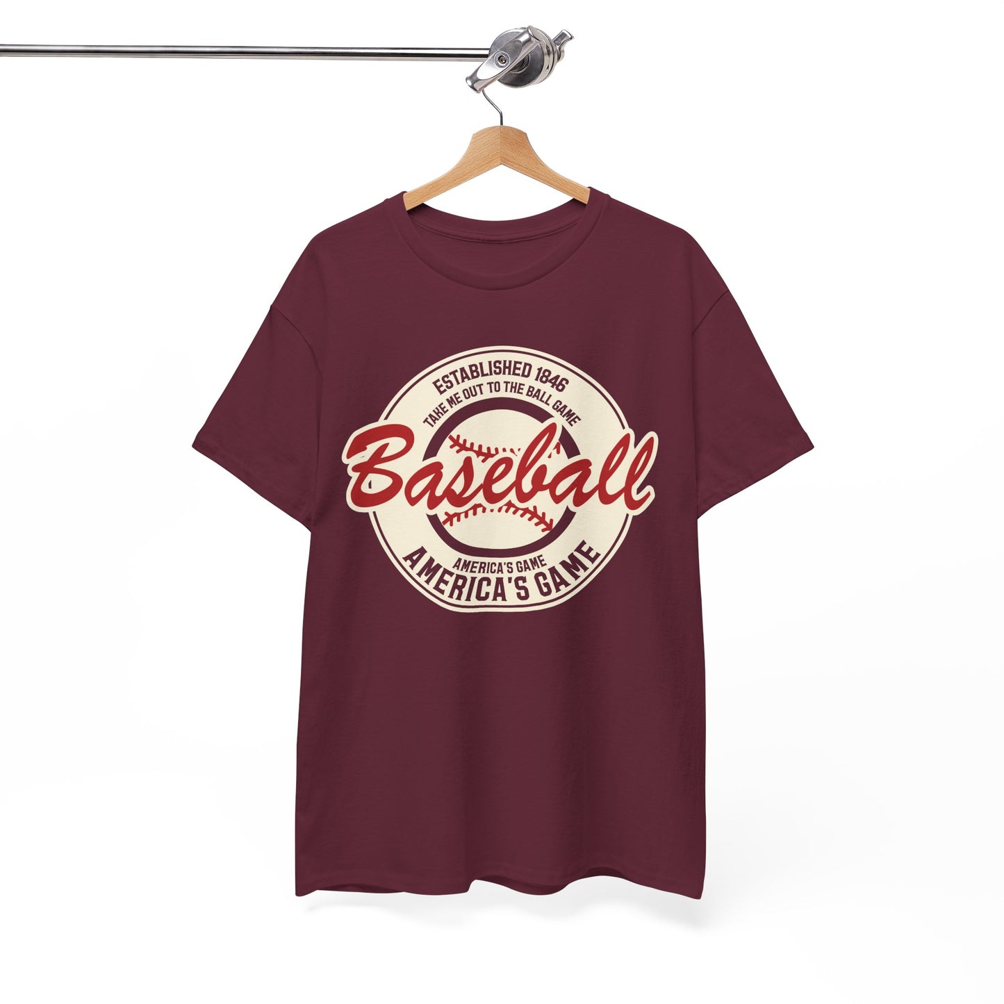 Vintage 'America's Game' Baseball T-Shirt — Retro Baseball Fan Tee
