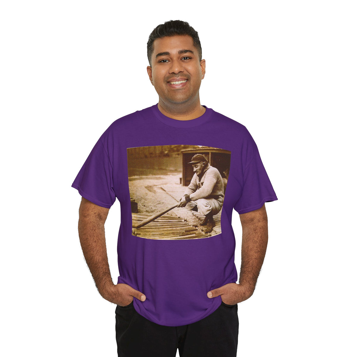 Vintage Baseball Photo T-Shirt – Retro Classic Baseball Player Tee