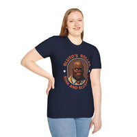 T-Shirt — "Bluto's Roller" Vintage Cartoon Portrait Tee (Rink & Slushies)