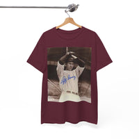 Vintage Babe Ruth Signed Photo T-Shirt — Retro Baseball Autograph Graphic Tee