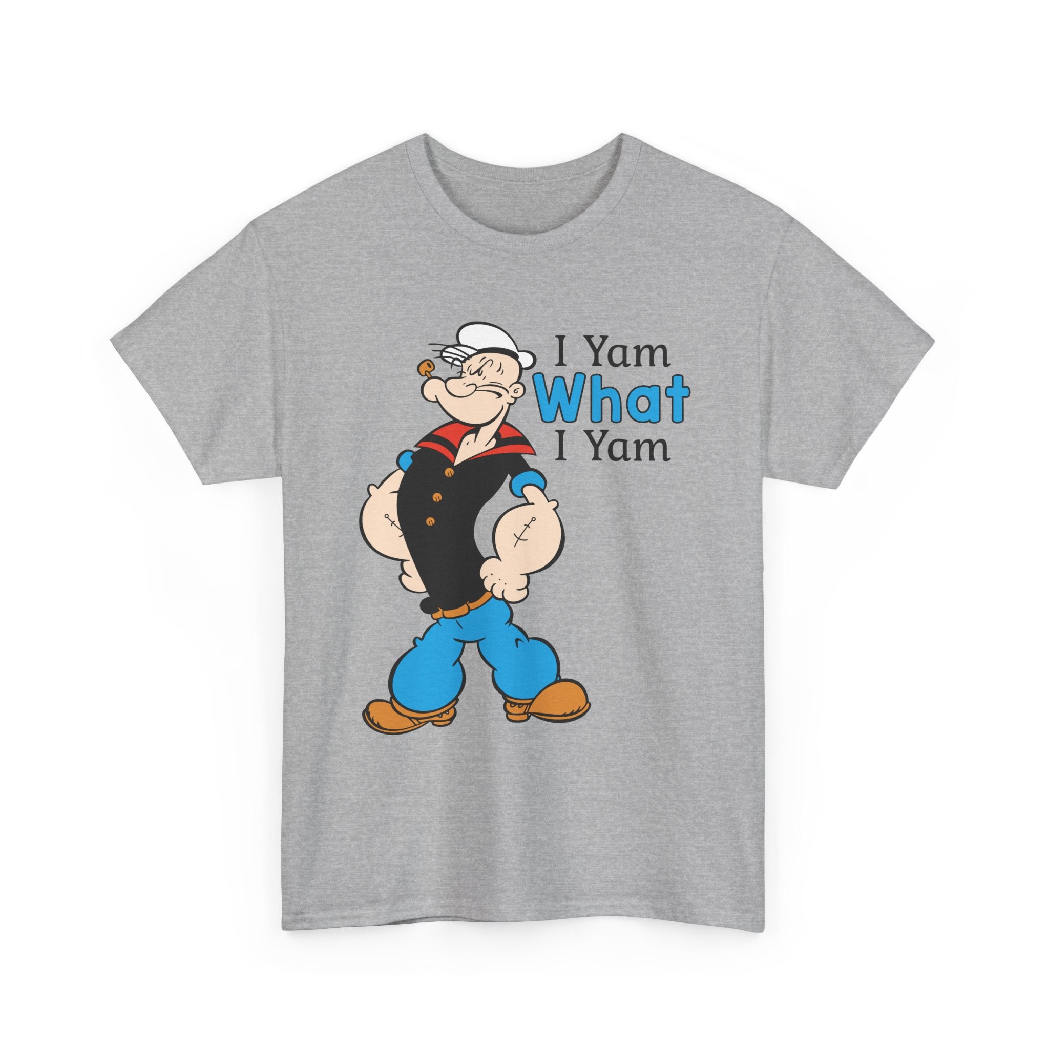 Funny “I Yam What I Yam” Classic Cartoon Graphic T-Shirt