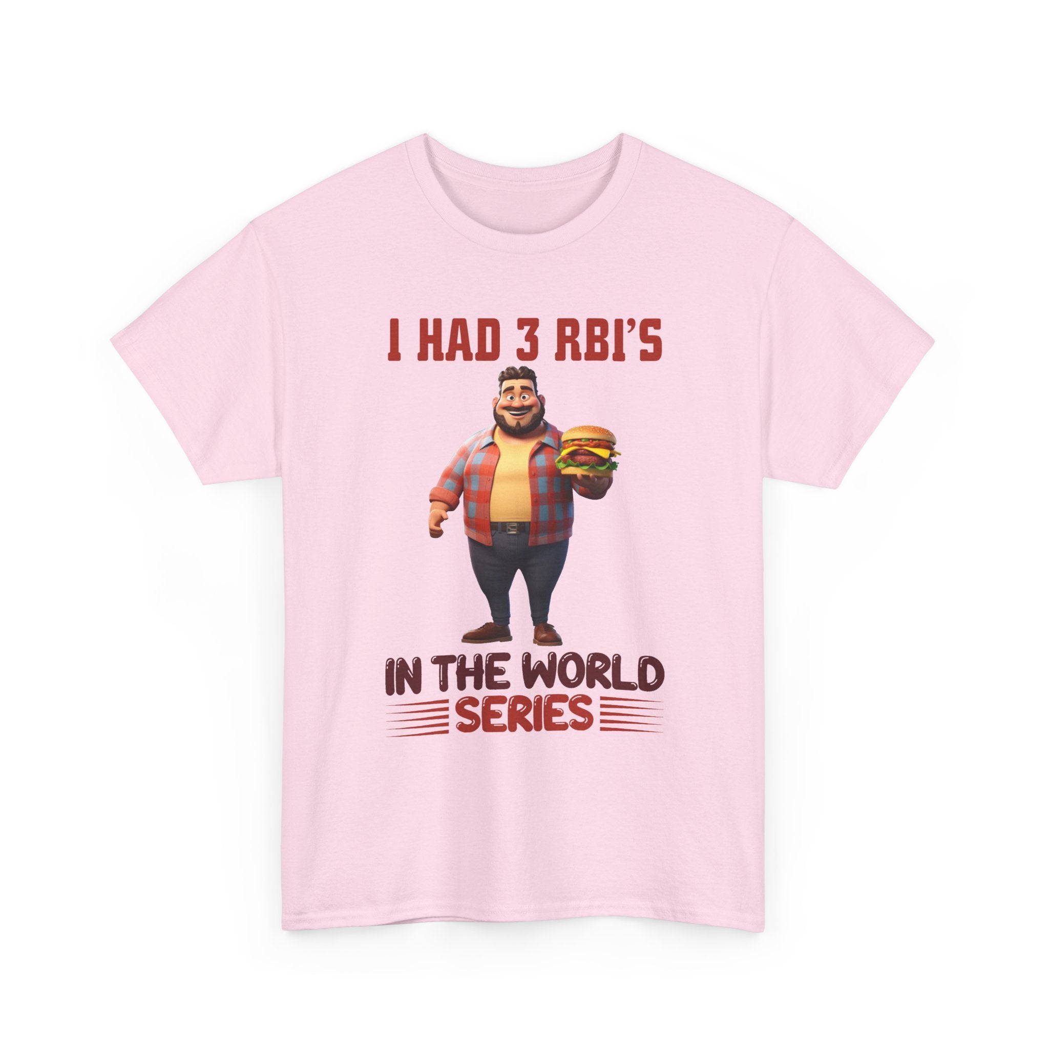 Baseball T‑Shirt — "I Had 3 RBI's in the World Series" Funny Fan Tee