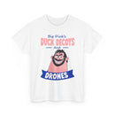Duck Decoys and Drones T-Shirt — Funny Hunting Cartoon Tee