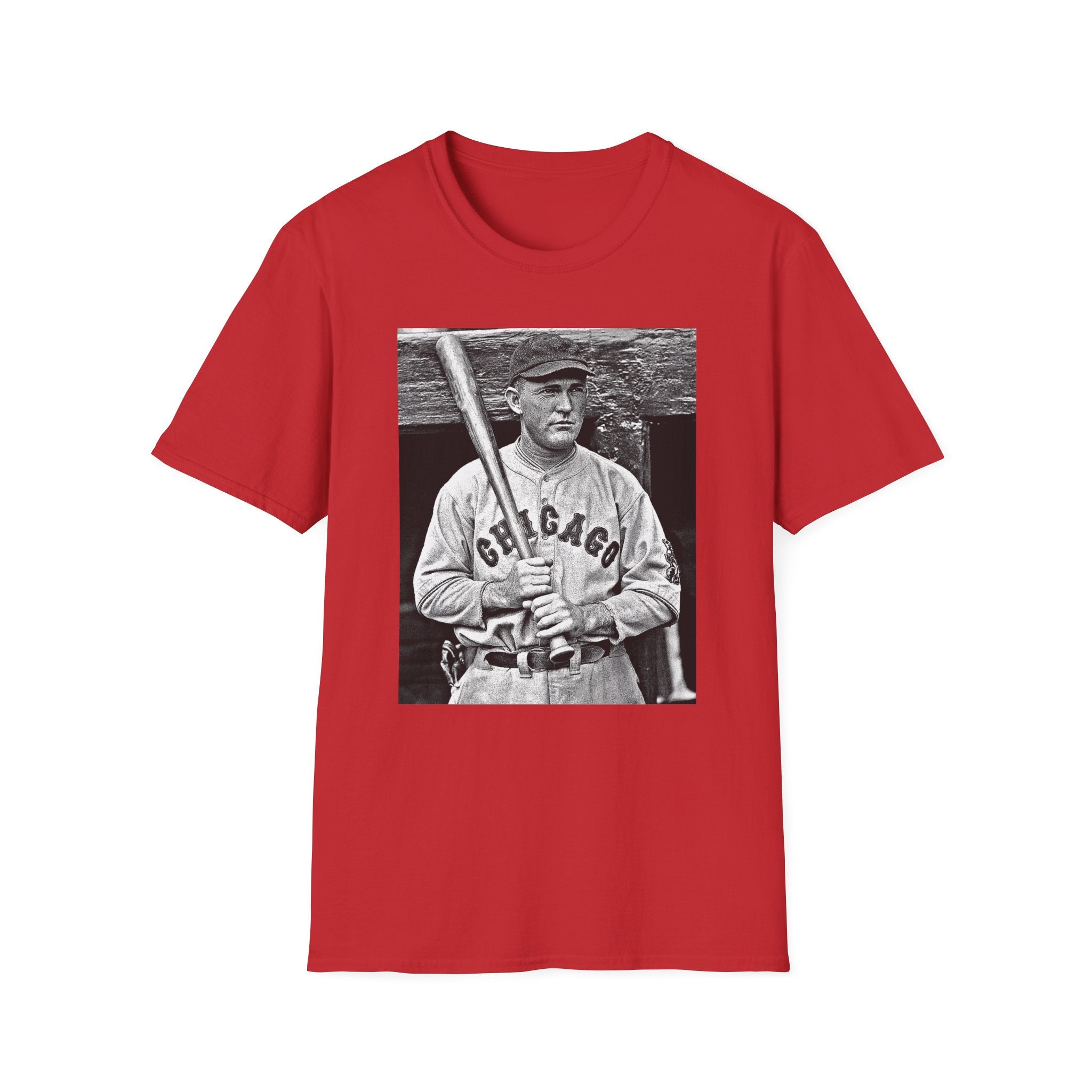 Vintage Cricket Player Photo T-Shirt — Retro Sports Tee