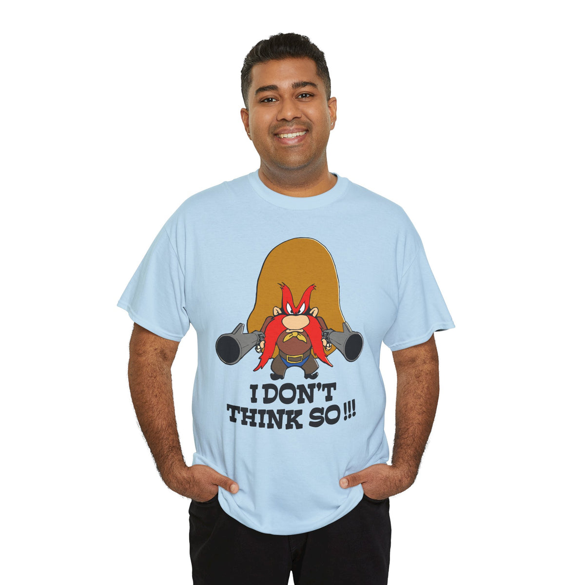 Yosemite Sam Graphic Tee — I Don't Think So Funny Western Shirt