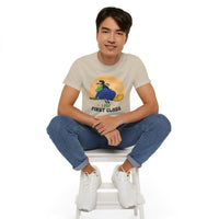I Fly First Class — Funny Witch Halloween T-Shirt