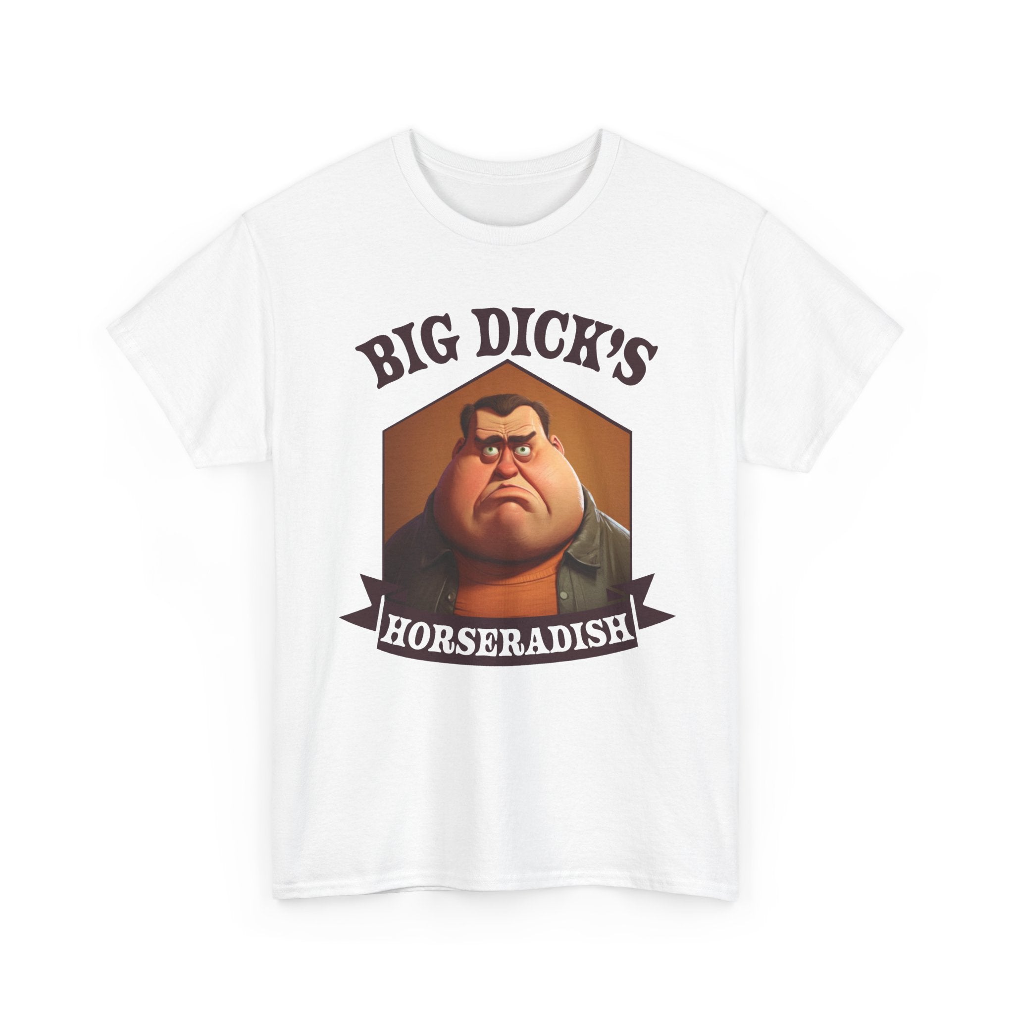 Big Dick's Horseradish T-Shirt — Funny Retro Condiment Logo Tee