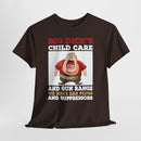 Funny 'Big Dick's Child Care' Graphic Tee — Novelty Dad Humor T-Shirt