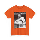 Retro Baseball Player T-Shirt - Old School Black & White Classic Legend Tee
