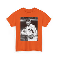 Retro Baseball Player T-Shirt - Old School Black & White Classic Legend Tee