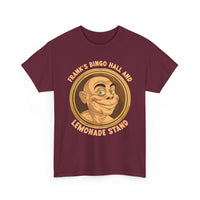 Frank’s Bingo Hall and Lemonade Stand T‑Shirt — Funny Bingo Hall Tee