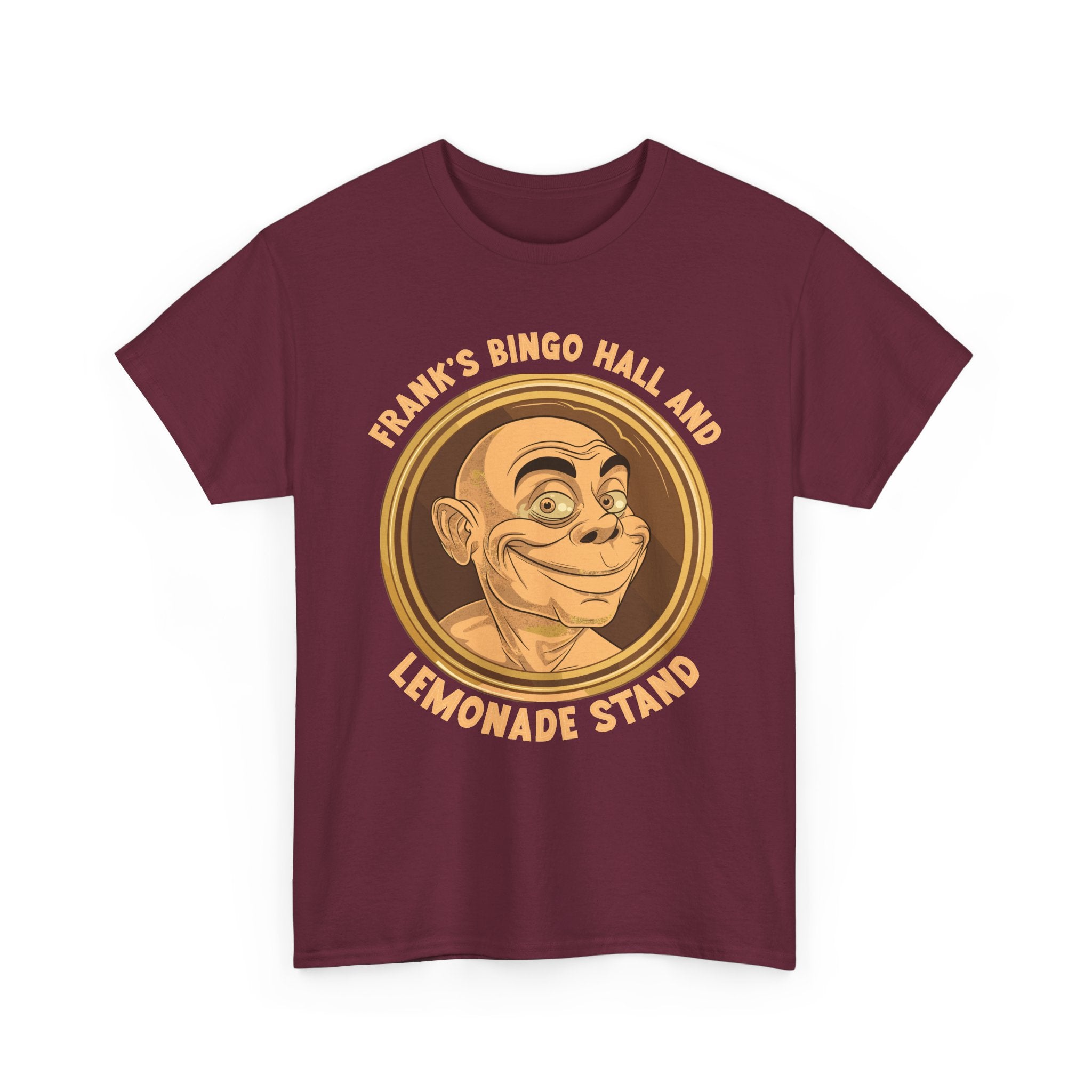 Frank’s Bingo Hall and Lemonade Stand T‑Shirt — Funny Bingo Hall Tee