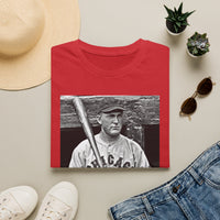 Vintage Cricket Player Photo T-Shirt — Retro Sports Tee
