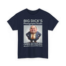 Big Dick's Photography Studio T-Shirt — Funny Novelty Graphic Tee (Open 24 Hours)