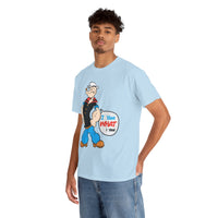 Popeye "I Yam What I Yam" Funny Cartoon Graphic T-Shirt