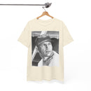 Vintage Baseball Portrait T-Shirt – Classic Retro Player Tee
