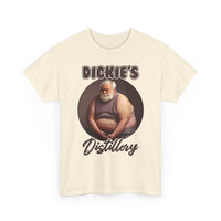 Distillery T‑Shirt — "Dickie's Distillery" Vintage Santa Illustration Tee