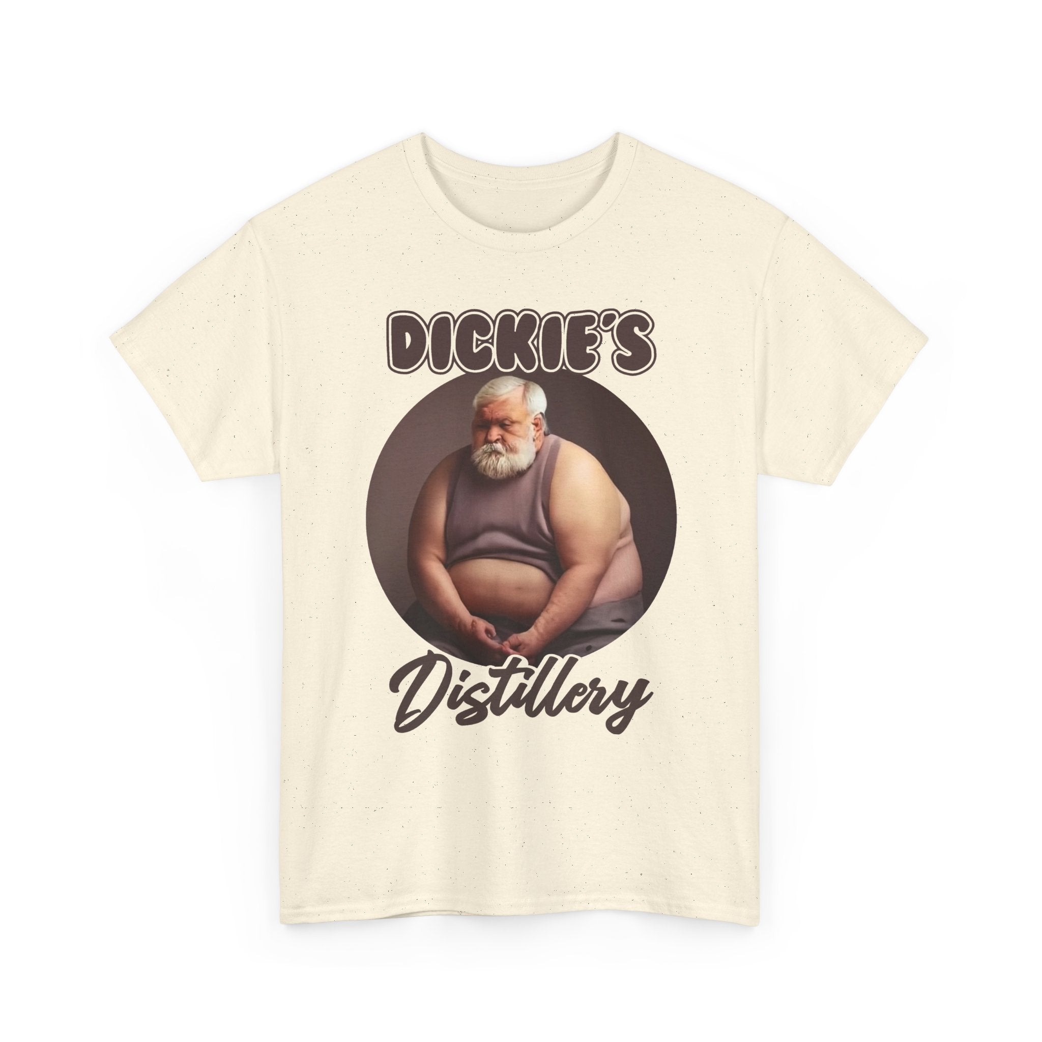 Distillery T‑Shirt — "Dickie's Distillery" Vintage Santa Illustration Tee