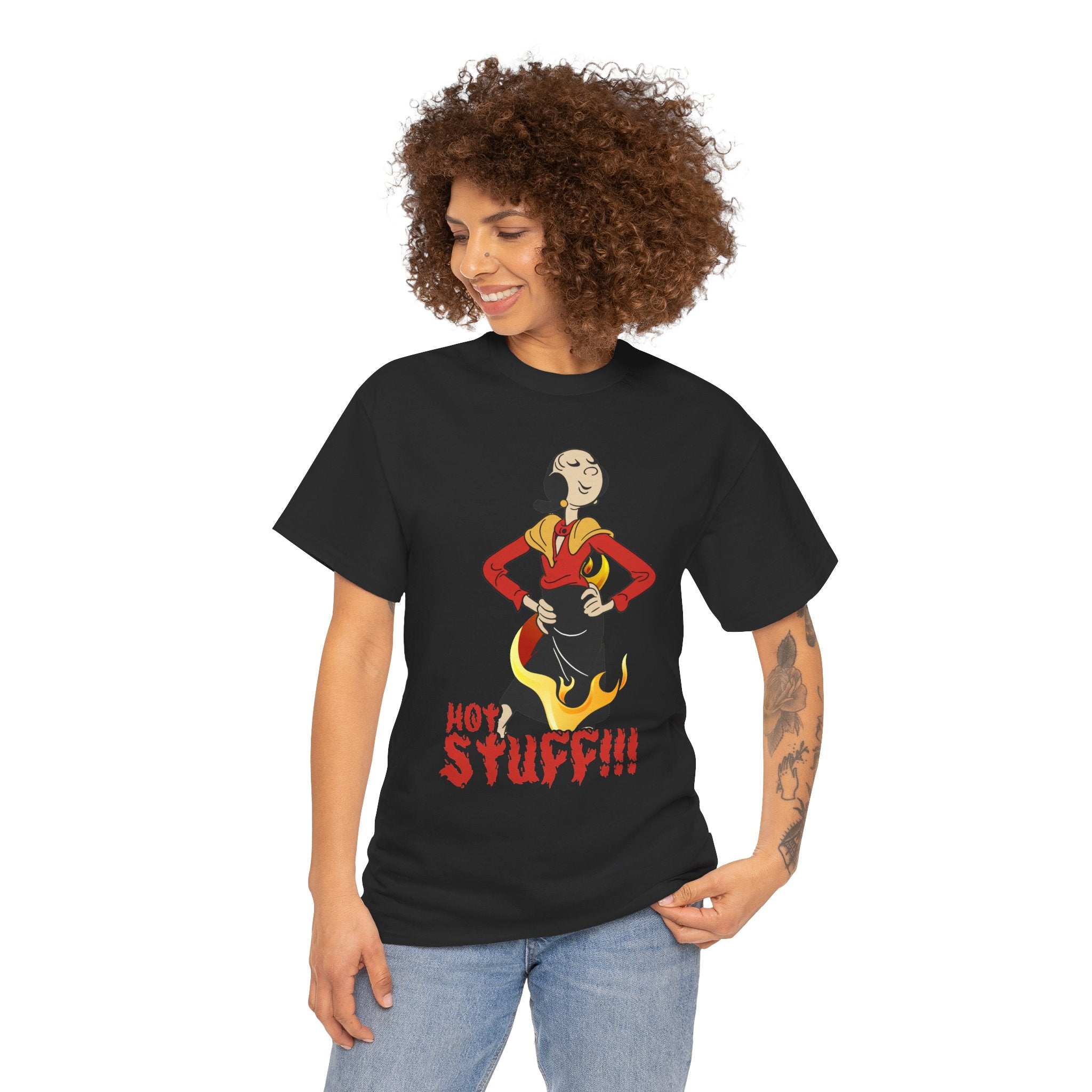 Hot Stuff Retro Pinup T-Shirt