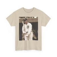 Vintage Detroit Baseball Photo T-Shirt — Retro Sports Legend Graphic Tee