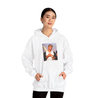 Photo Graphic Hoodie — Vintage Portrait Print Pullover