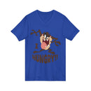 Hungry T-Shirt — Cartoon Tasmanian Devil 'I HUNGRY!!' Graphic V-Neck Tee
