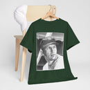 Vintage Baseball Portrait T-Shirt – Classic Retro Player Tee
