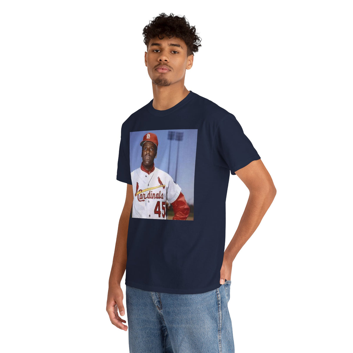 Vintage Cardinals Baseball Photo Tee