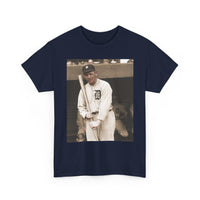 Vintage Detroit Baseball Photo T-Shirt — Retro Sports Legend Graphic Tee