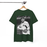 Retro Baseball Player T-Shirt - Old School Black & White Classic Legend Tee