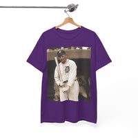 Vintage Detroit Baseball Photo T-Shirt — Retro Sports Legend Graphic Tee