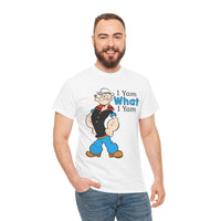 Funny “I Yam What I Yam” Classic Cartoon Graphic T-Shirt