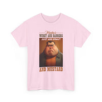 Frankie's Wurst and Bangers T-Shirt — "Just Add Kraut & Mustard" Funny Food Tee