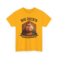 Big Dick's Horseradish T-Shirt — Funny Retro Condiment Logo Tee