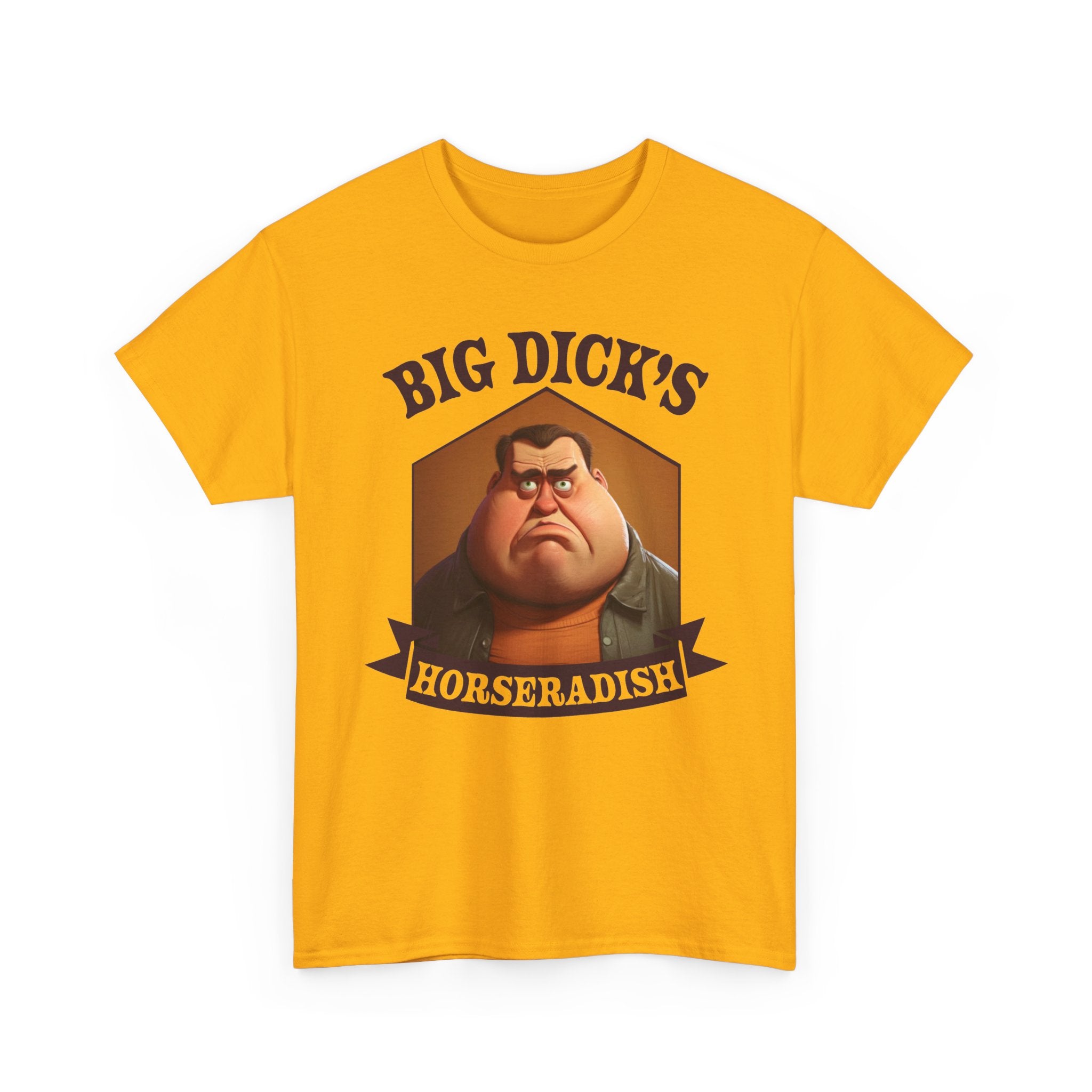 Big Dick's Horseradish T-Shirt — Funny Retro Condiment Logo Tee
