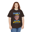 Frank's Investigations and Loans Funny Retro Character Vintage Humor Graphic T- Shirt