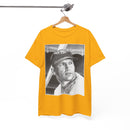 Vintage Baseball Portrait T-Shirt – Classic Retro Player Tee