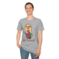 Graphic T-Shirt — 'Clam Up Ya Varmint!' Yosemite-Style Cartoon Tee