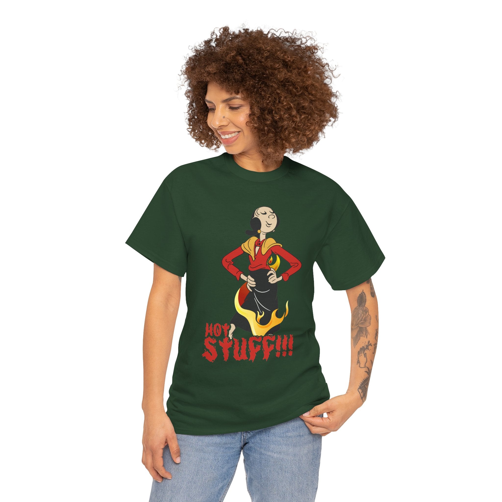 Hot Stuff Retro Pinup T-Shirt