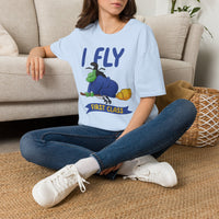 I Fly First Class T‑Shirt — Funny Travel Graphic Tee