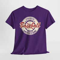 Vintage 'America's Game' Baseball T-Shirt — Retro Baseball Fan Tee