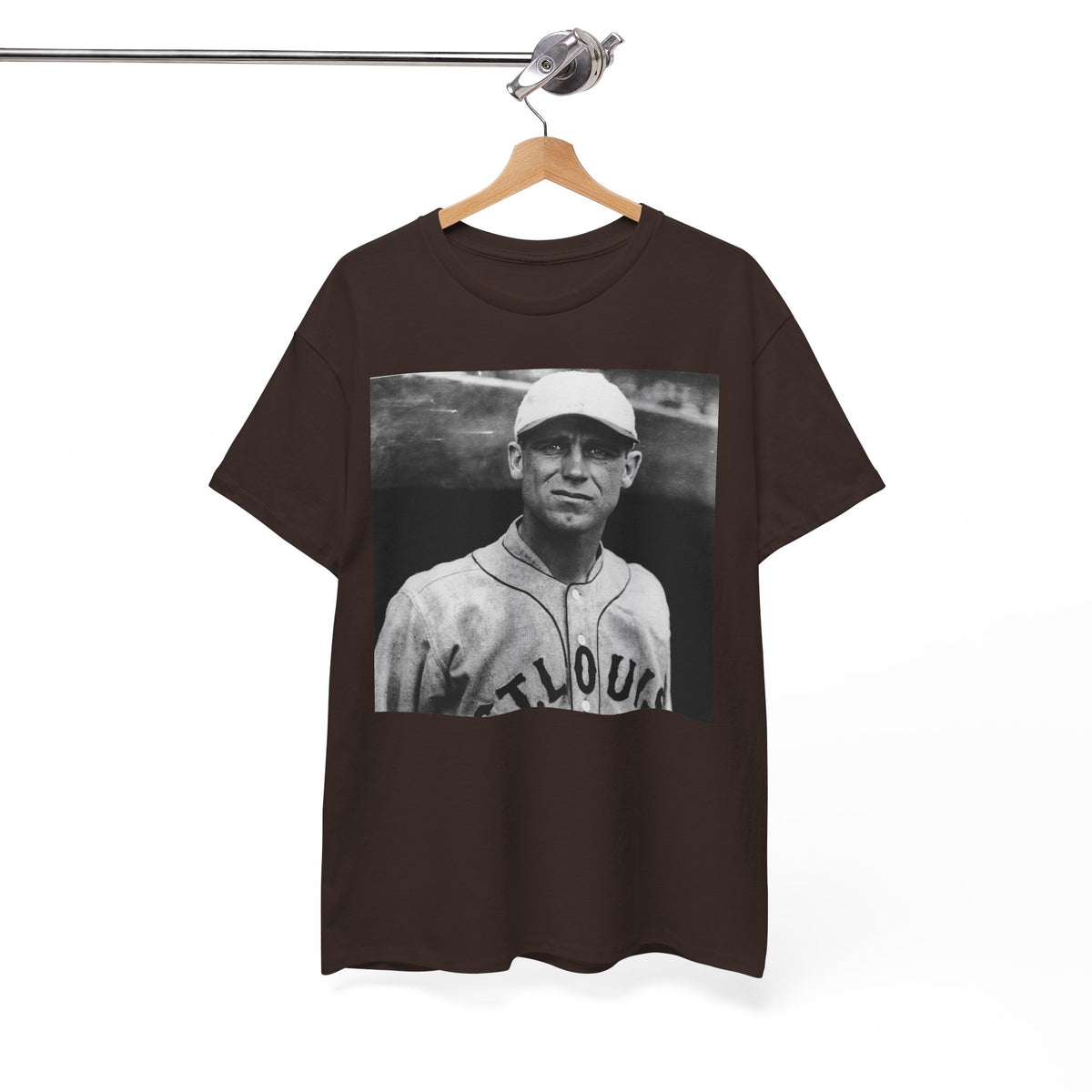 Vintage Baseball Photo Tee — St. Louis Retro Player Graphic T-Shirt