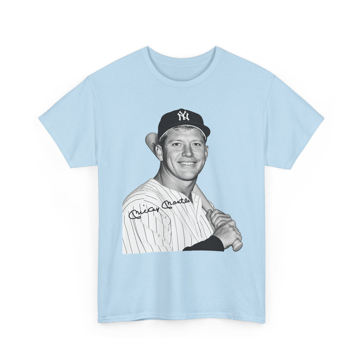 Vintage Baseball T-Shirt – Signed Roger Maris Portrait Tee