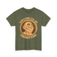 Frank’s Bingo Hall and Lemonade Stand T‑Shirt — Funny Bingo Hall Tee