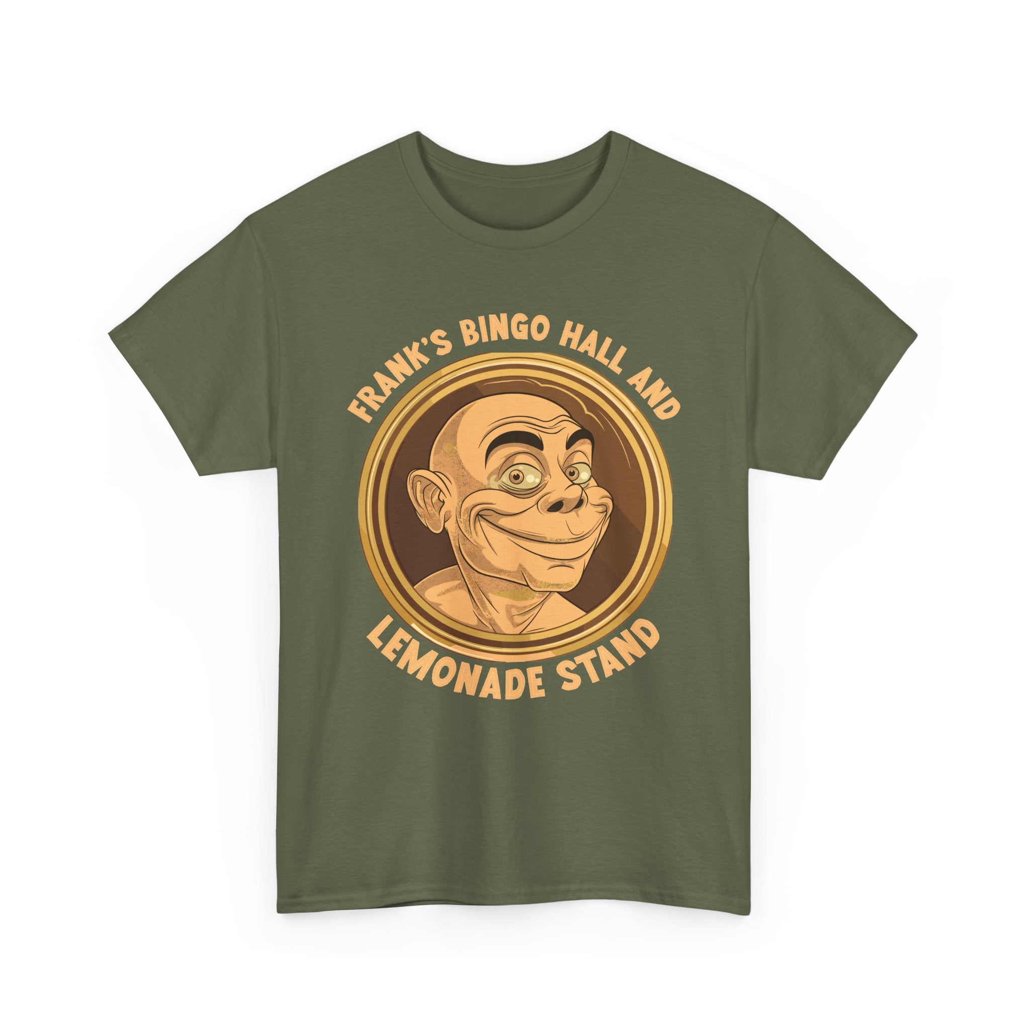Frank’s Bingo Hall and Lemonade Stand T‑Shirt — Funny Bingo Hall Tee