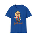 Graphic T-Shirt — 'Clam Up Ya Varmint!' Yosemite-Style Cartoon Tee