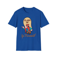 Graphic T-Shirt — 'Clam Up Ya Varmint!' Yosemite-Style Cartoon Tee